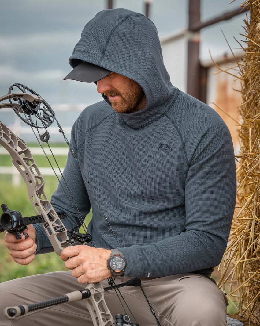 Canyon Waffle Hoodie | Ash Heather