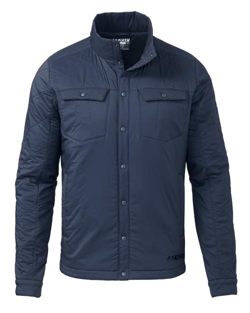 Base Camp Insulated Snap Shirt | Steel Blue
